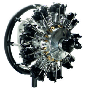 UMS Sternmotor 9 Zylinder 115ccm, Benziner