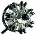 UMS Sternmotor 7 Zylinder 35ccm, Glühzünder